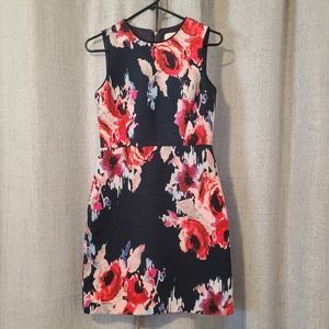 Kate Spade Sleeveless Blue Hazy Floral Della Sheath Dress Size 2